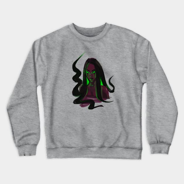 Slavic Mythology demon/spirit of the water topielica Crewneck Sweatshirt by ISFdraw